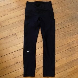 Under armor black leggings, size XS